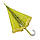 Дитяча прозора парасоля-тростина з ажурним принтом від SL, жовта, 018102-4, фото 4