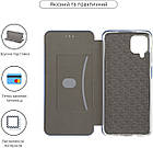 Чехол-книжка G-case для Samsung Galaxy A12 Blue, фото 6