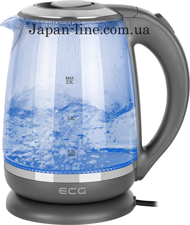 Чайник електричний ECG RK 2020 Gray 2 л