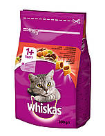 Яловичина Корми для котів сухий 300г (уп.14шт) Віскас Whiskas