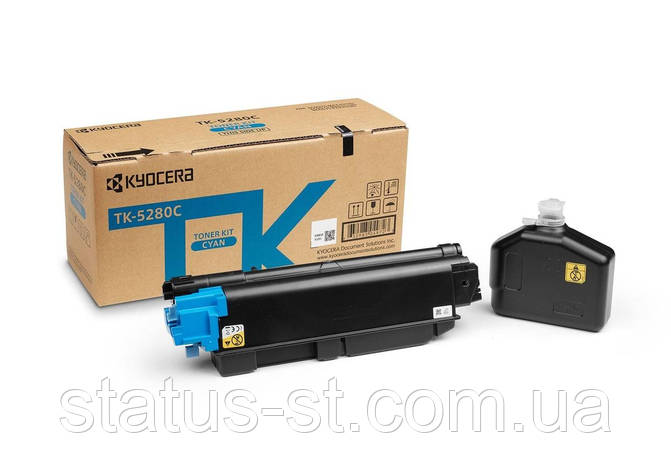 Заправка картриджа Kyocera TK-5280C cyan для принтера Ecosys M6235cidn, P6235cdn, M6635cidn, фото 1