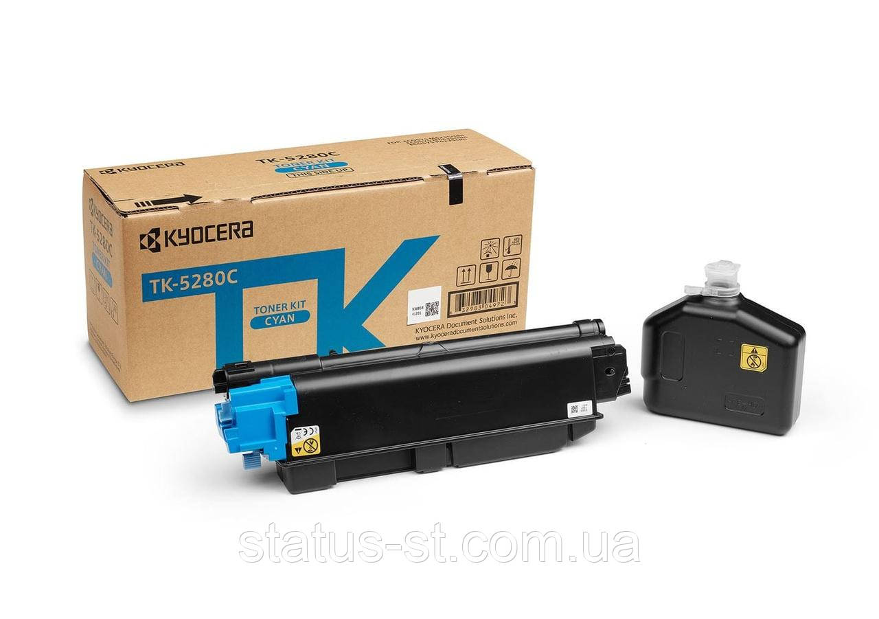 Заправка картриджа Kyocera TK-5280C cyan для принтера Ecosys M6235cidn, P6235cdn, M6635cidn