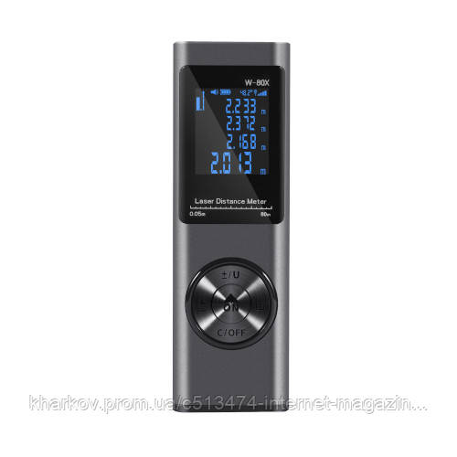 Далекомір лазерний 80м (метал. корпус) PROTESTER W80X
