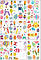 Наклейки декоративні Великодні вінілові на вікна комплект з 9 листів Дизайн №1 Код 10-0001, фото 3