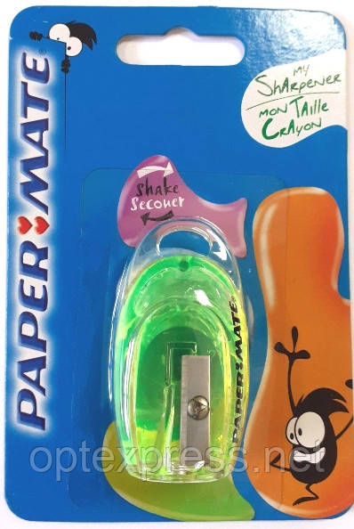 Точилка в корпусі з кумедними кольоровими «живими» бульбашками и PAPER MATE Практичні і веселі канцелярське приладдя, фото 1