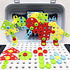 Ігровий набір конструктор у валізі на коліщатках PAZZLE interest toy 137 деталей, фото 4