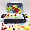 Ігровий набір конструктор у валізі на коліщатках PAZZLE interest toy 137 деталей, фото 8