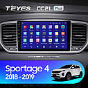 Штатна магнітола TEYES CC2LPlus Kia Sportage 4 2018 2019 Android 10, фото 2