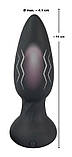 Чорна анальна вібропробка SHAKE 14см на 4,1см, фото 4