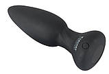 Чорна анальна вібропробка SHAKE 14см на 4,1см, фото 7