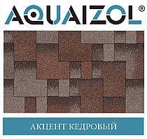 Акваізол ЕТАЛОН Акцент Кедровий Бітумна черепиця (3 м2/пач) (тільки Харків)
