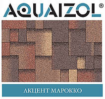 ОПТ — Акваізол ЕТАЛОН Акцент Марокко Бітумова черепиця (3 м2/пач) (тільки Харків)