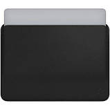 Чохол папка WIWU Skin Pro II PU Leather Sleeve захисний чохол з екошкіри для MacBook Pro і Air 13.3" чорний, фото 4