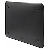 Чохол папка WIWU Skin Pro II PU Leather Sleeve захисний чохол з екошкіри для MacBook Pro і Air 13.3" чорний, фото 5