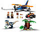 Lego Jurassic World Велоцираптор порятунок на біплані 75942, фото 6