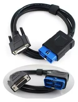 КАБЕЛЬ Autocom основний VD TCS CDP LED OBD2 16pin (автоком, синій)
