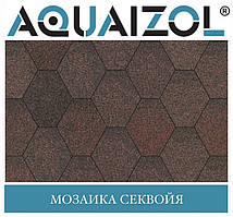 Акваізол СТАНДАРТ Мозаїка Сектова Бітусна черепиця (3 м2/пач)