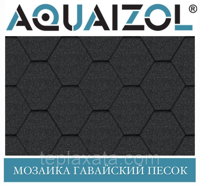 ОПТ — Акваізол ЕТАЛОН Мозаїка Гавайський пісок Бітумна черепиця (3 м2/пач) (тільки Харків)