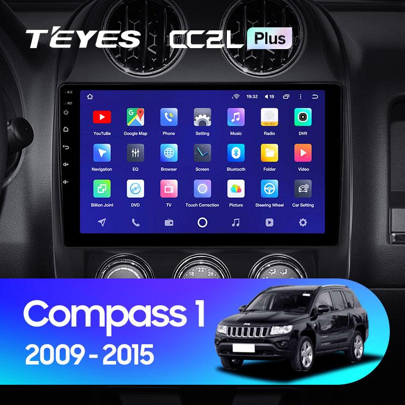 Штатна магнітола Teyes CC2LPLus Jeep Compass 1 2009-2015 Android