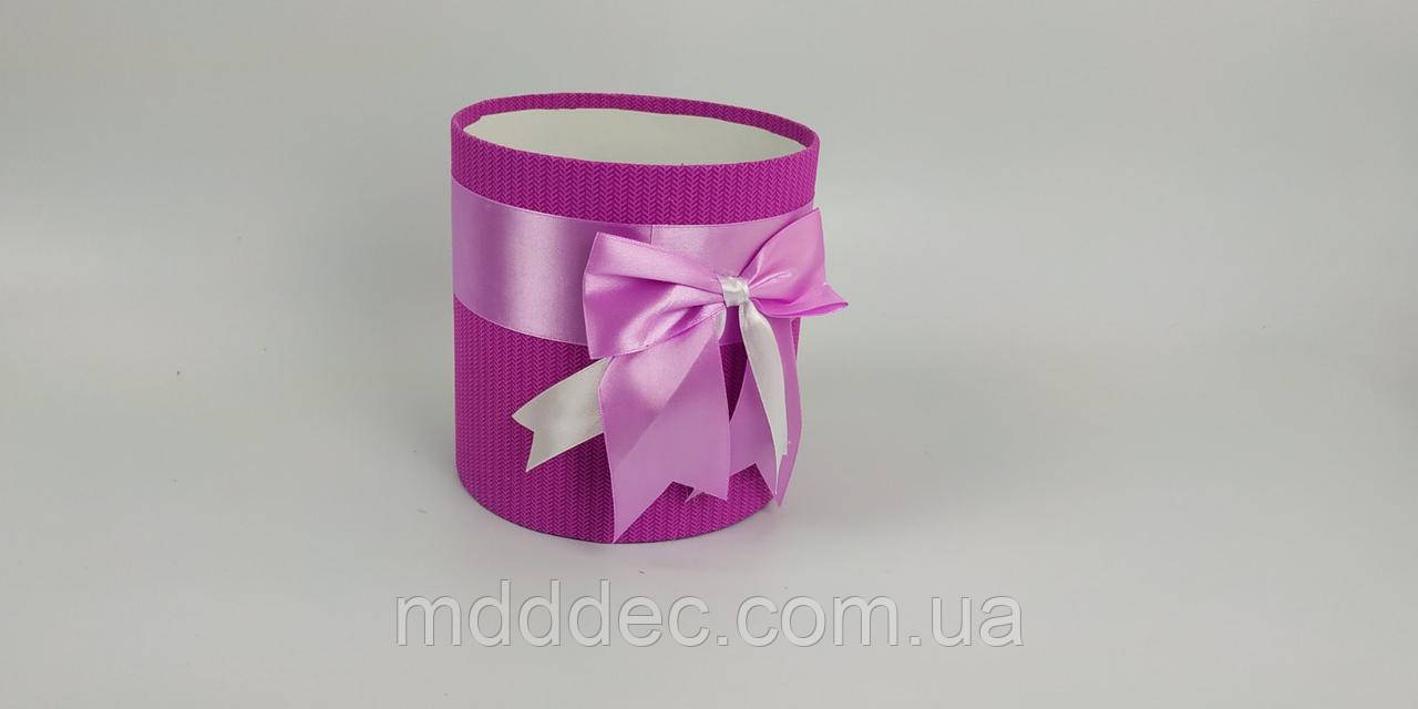 Тубус для цветов без крышки с бантом диаметр 16 см, цена 84 грн — Prom ...