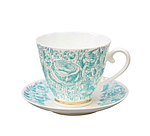 Чашка с блюдцем "Гвоздика. Лето зеленое", артикул: 48780