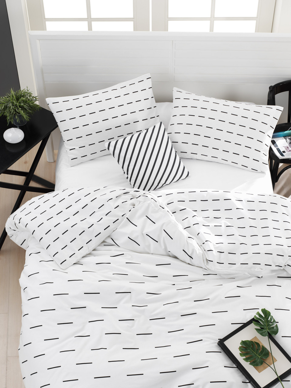 Постільна білизна Lotus Home Perfect Ranforce - Lace білий євро