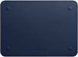 Чохол папка WIWU Skin Pro II PU Leather Sleeve захисний чохол з екошкіри для MacBook Pro і Air 13.3" синій, фото 2