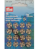 Кнопки пришивні PRYM Німеччина діаметр 11 мм 16 шт. колір Сріблястий