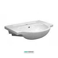Раковина для ванної підвісна умивальник-стільниця KOLO колекція Nova Top біла 61970