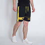 Чоловічі трикотажні шорти PUMA,чорного кольору., фото 3