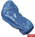 Нарукавники одноразові поліетиленові Reis RFOL (100 шт.) сині, фото 2