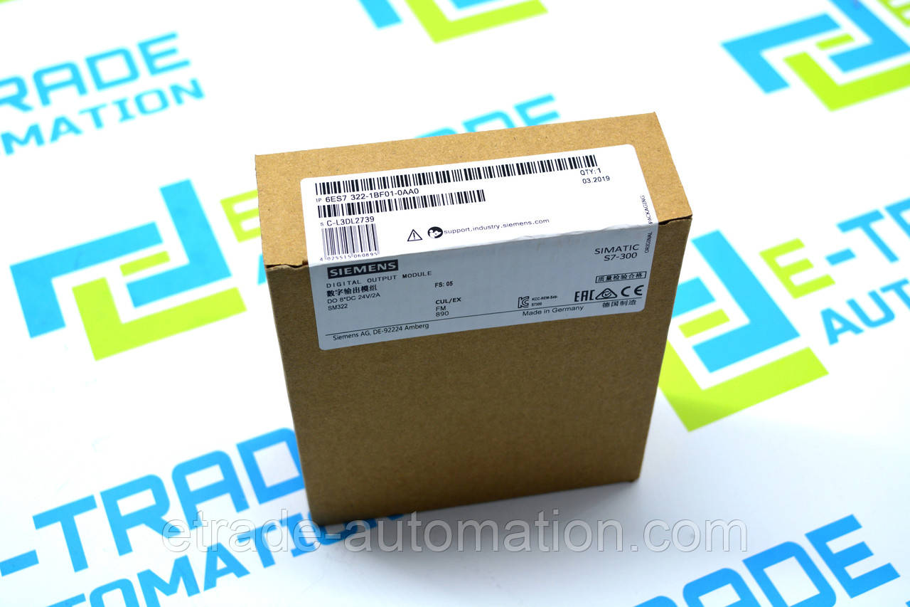 Модуль Siemens 6ES7322-1BF01-0AA0, фото 1
