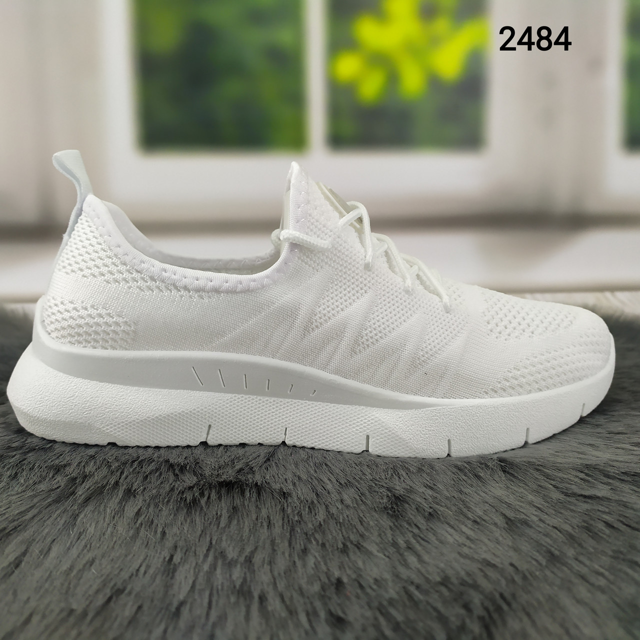 Жіночі білі кросівки, мокасини весняно-літні Гіпаніс Україна, фото 1