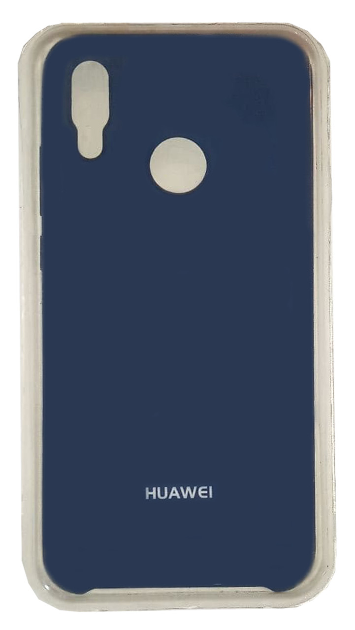 Силіконовий чохол на Huawei P Smart 2019 (Cobalt Blue) Soft touch (Premium), фото 1