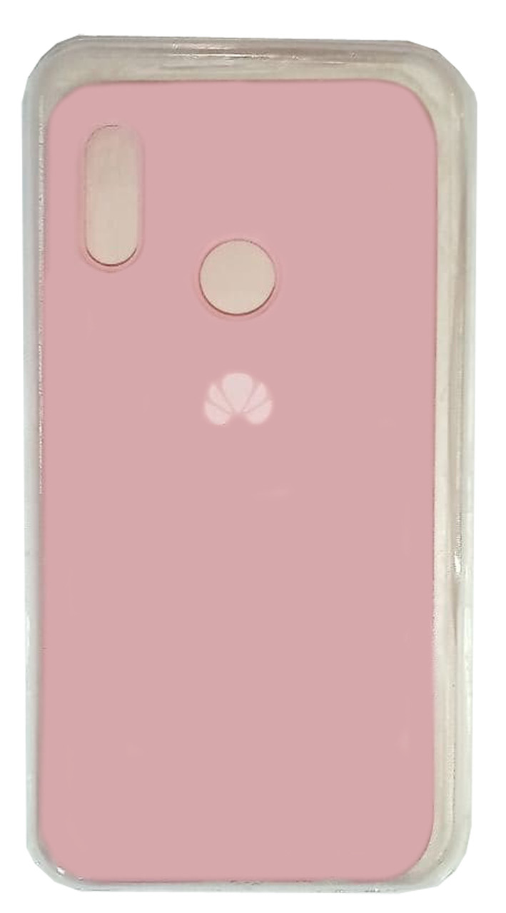 Силіконовий чохол на Huawei P Smart 2019 (Pink) Soft touch (Full), фото 1