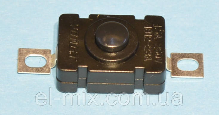 Кнопка з фікс. KAN-28 (1812-28) 1.5A 250V 1-група, ON-OFF, фото 1