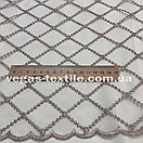 Сітка з вишивкою Світла Пудра, фото 2