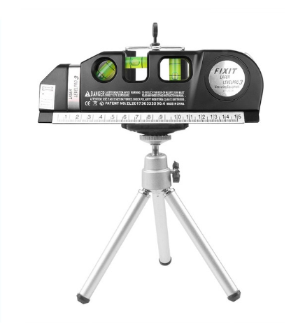 Лазерний рівень Fixit Laser Level Pro 3 в 1 лазерний рівень, рідинний рівень, рулетка