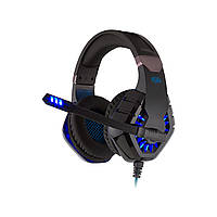 Ігрові навушники з мікрофоном OVLENG GT81 gaming headset Black-Blue