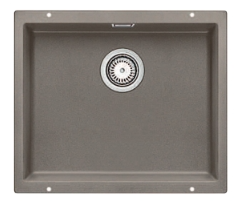 Гранітна кухонна мийка  підстільного монтажу Blanco Subline 500-U сірий беж 527801 в наявності