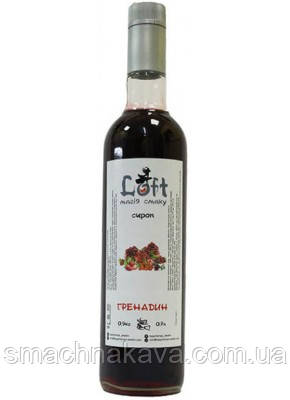 Сироп ТМ "LOFT" Гранат 0.7 л