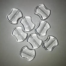 Намистини акрил прозорий 23 х 20 мм 500 грам