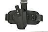 Кобура на стегнах тактична, для пістолета Форт 14 (чорна 025), фото 2