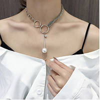 Модное ожерелье с цепями Даная