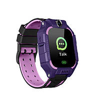 Детские смарт часы-телефон Smart Baby Watch Aishi Q19 Violet с GPS, родительским контролем и прослушиванием