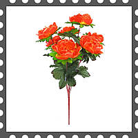 Искусственные цветы Букет Пионов, 7 голов, 640 мм цвета микс
