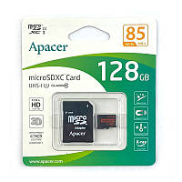 Карта пам'яті Apacer MicroSD 128gb UHS - I Class 10 + перехідник SD