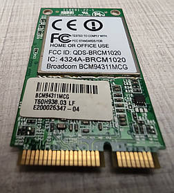 Wi-Fi модуль з ACER 5720G Broadcom BCM94311MCG