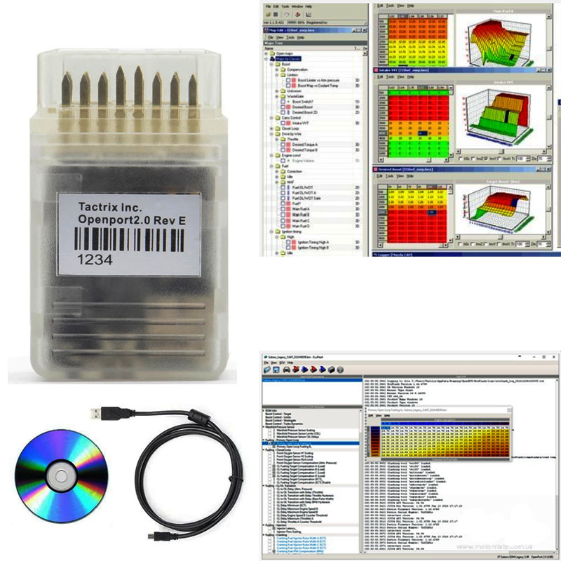 Tactrix OpenPort 2.0 J2534 програматор ЕБУ, адаптер OBD2 для діагностики та чіп-тюнінгу авто, фото 1