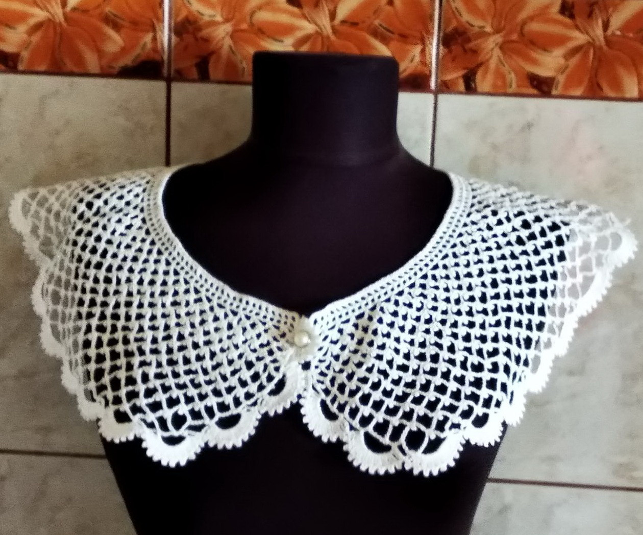 Ажурный Вязаный Воротничок 16 — Купить Недорого на Bigl.ua (310559054)